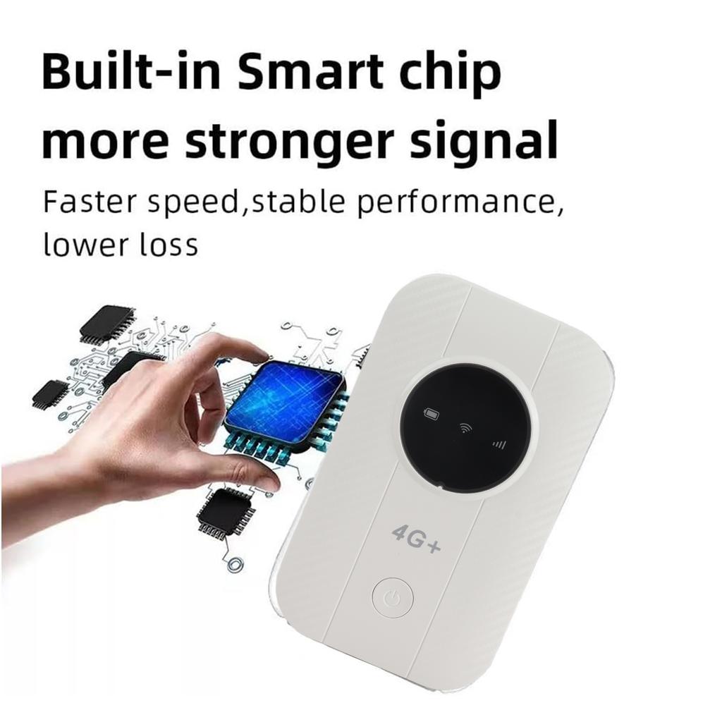 4G роутер с возможностью вставки SIM-карты, портативный WiFi, поддержка 10 устройств, безлимитный спутниковый интернет, многофункциональный карманный мобильный