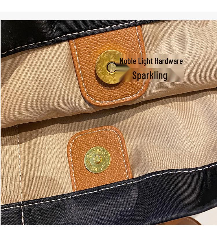 Женская сумка-тоут через плечо для осени 2025 года, универсальная, большой вместимости, высокого класса, для поездок на работу