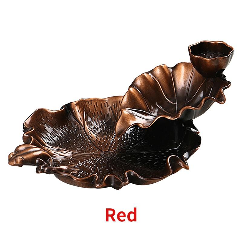 Листовая башня, благовония, керамическая горелка, держатель для ароматов, курильница с обратным потоком, креативная ароматерапия, дым, рефлюкс, ароматическая палочка, благовония