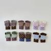 Children's Gloves Autumn and Winter Korean Version Girls Writing Flip Five Fingers Boys Keep Warm Half Fingers Going To School
