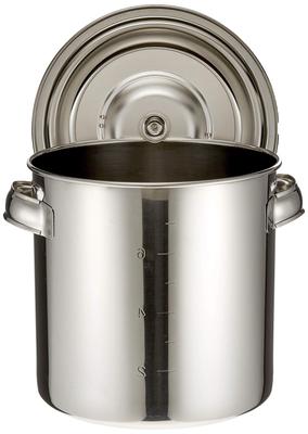 Кастрюля EBM Kitchen 22 см с тарелкой кастрюля/блюдо из стали 18-8