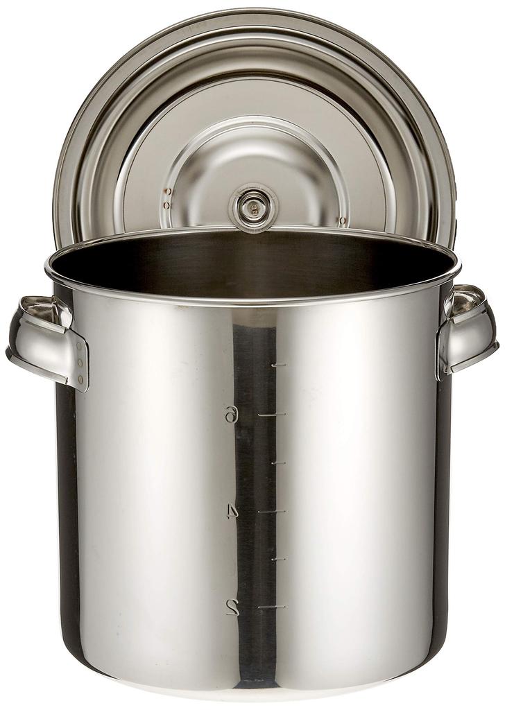 EBM Kitchen Pot 22cm with Plate 18-8 Pot/dish