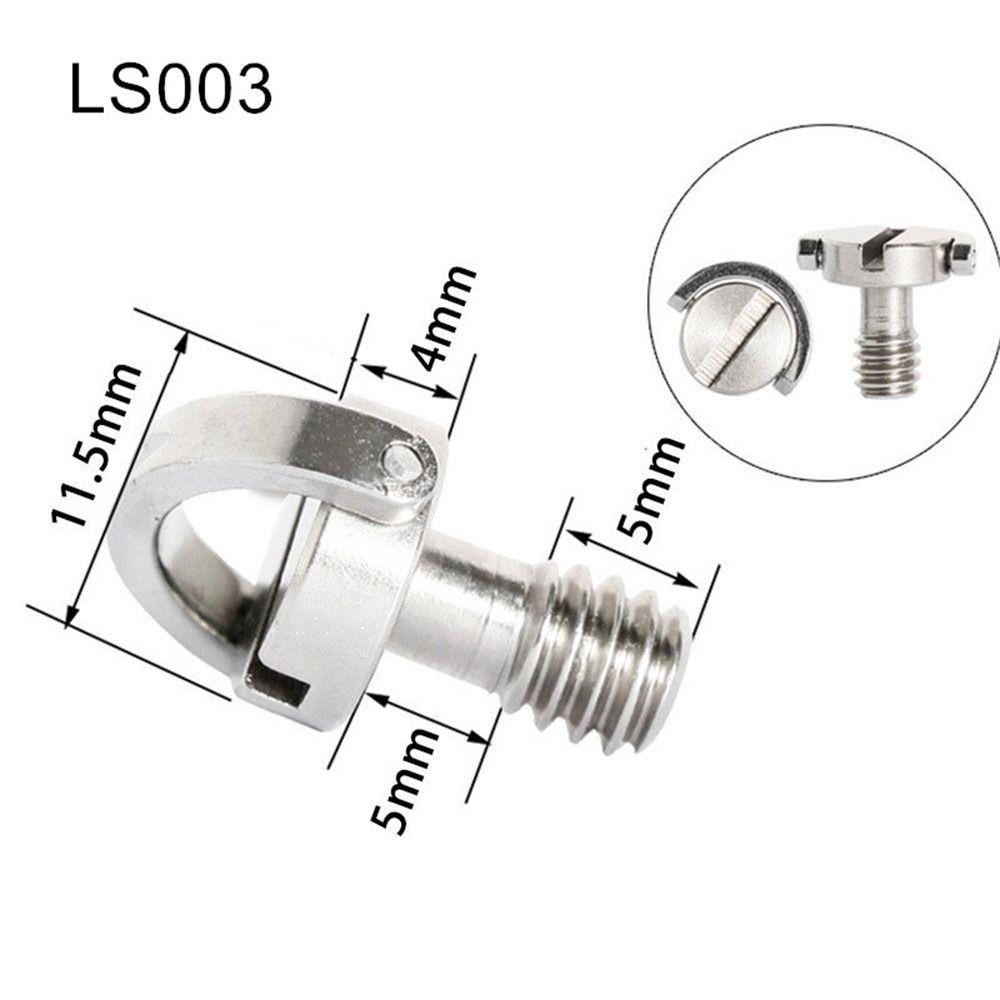 Адаптерный винт Адаптер для DSLR Быстросъемный винт для штатива 1/4-дюймовый винт для камеры Винт с D-образным кольцом