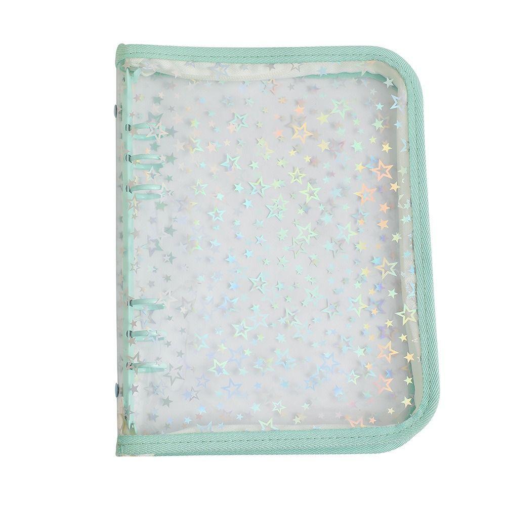 Альбом для фотографий K-pop айдолов на отдельных листах формата А5, держатель для фотокарточек, новый лазерный звездный альбом-биндер на молнии, коллекционная книга