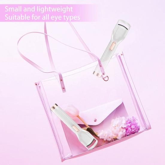 Электрические щипцы для завивки ресниц с подогревом и вентилятором, перезаряжаемые от USB, портативные 2-в-1, многофункциональные женские инструменты для завивки ресниц с быстрым нагревом