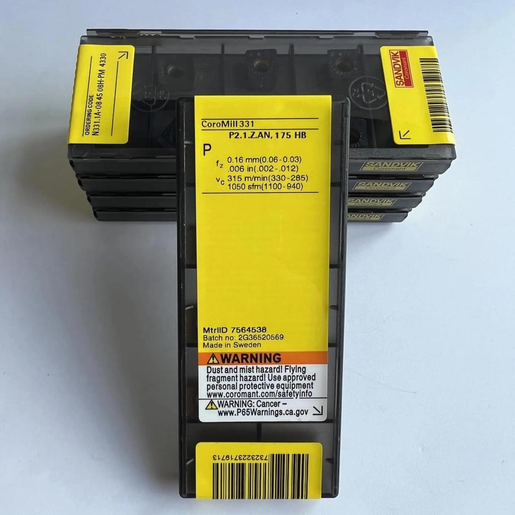 Original Sandvik / N331.1A-084508H-PM 4330 / CNC Lathe Carbide Blade 10 PCS