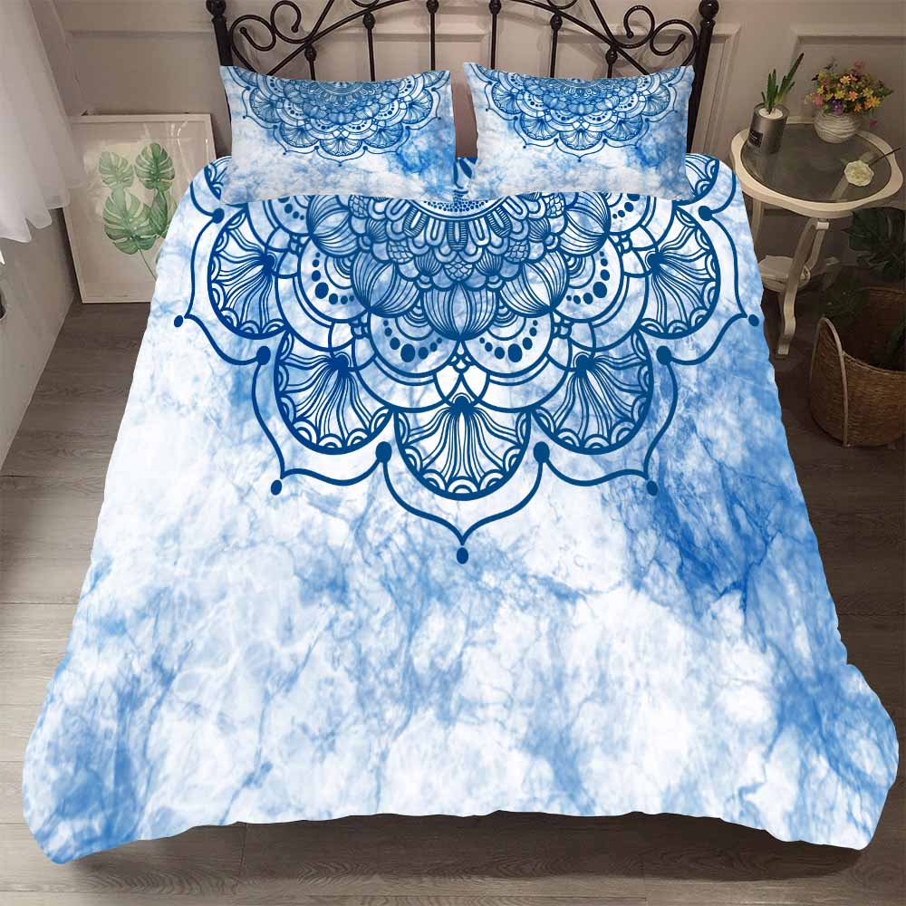 Hot Bedding Set Mandala Bedclothes Duvet Cover +pillow Cases Bohemia Bedsets Comforter Covers Queen Size Home Textile 2/3pcs