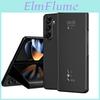 Window Side Luxury Smart Dormancy Case For Samsung Galaxy Z Fold 7 6 5 4 3 Plating Mirror Pu Leather Stand Cover For Z Fold 7