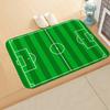 VIKAMA Football Pitch Doormat Stain-Resistant & Non-Slip Entrance Hallway Mat Bedroom Entrance Rug Bedside Carpet Home Decor