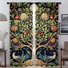 Затемняющая штора Древо Жизни для комнаты 2 панели Современные шторы для гостиной 2 штуки Хэллоуинская декорация Тюль для спальни Детская
