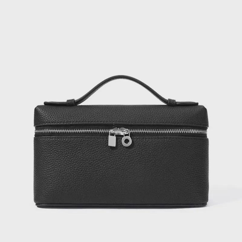 2024 женская сумка через плечо и на плечо из натуральной кожи с зернистой кожей личи - модная сумка и косметичка