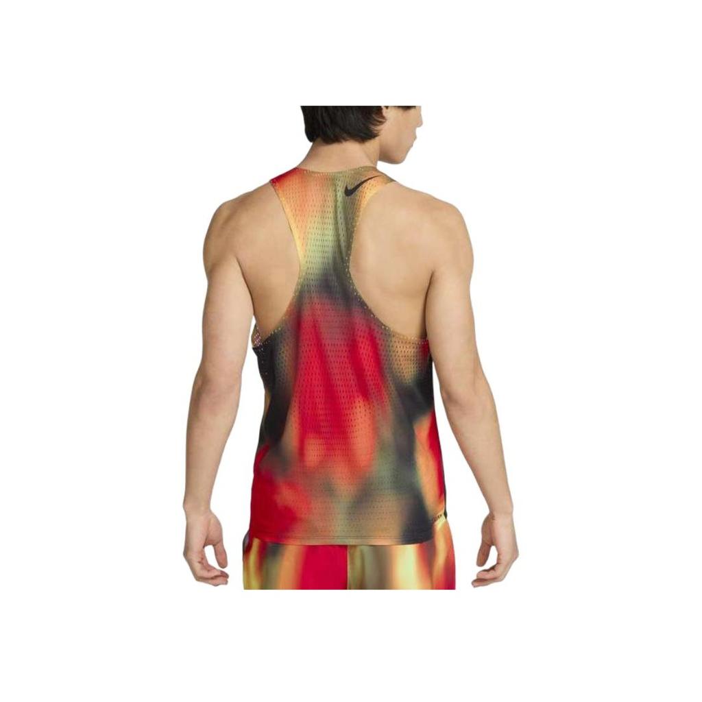 Новые майки Nike AEROSWIFTDri-FIT ADV Мужские Светло-лимонный/Светло-красный/Черный/Черный HJ3381-736