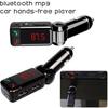 Car MP3 Audio Player Bluetooth FM Transmitter Wireless FM Modulator Car Kit HandsFree LCD Display USB Charger for iPhone Samsung