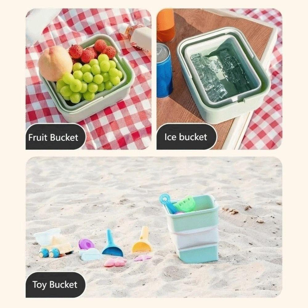 Multi-function Folding Car Trash Bin Portable Rubbish Basket Car Supplies Waste Litter Can Car Use