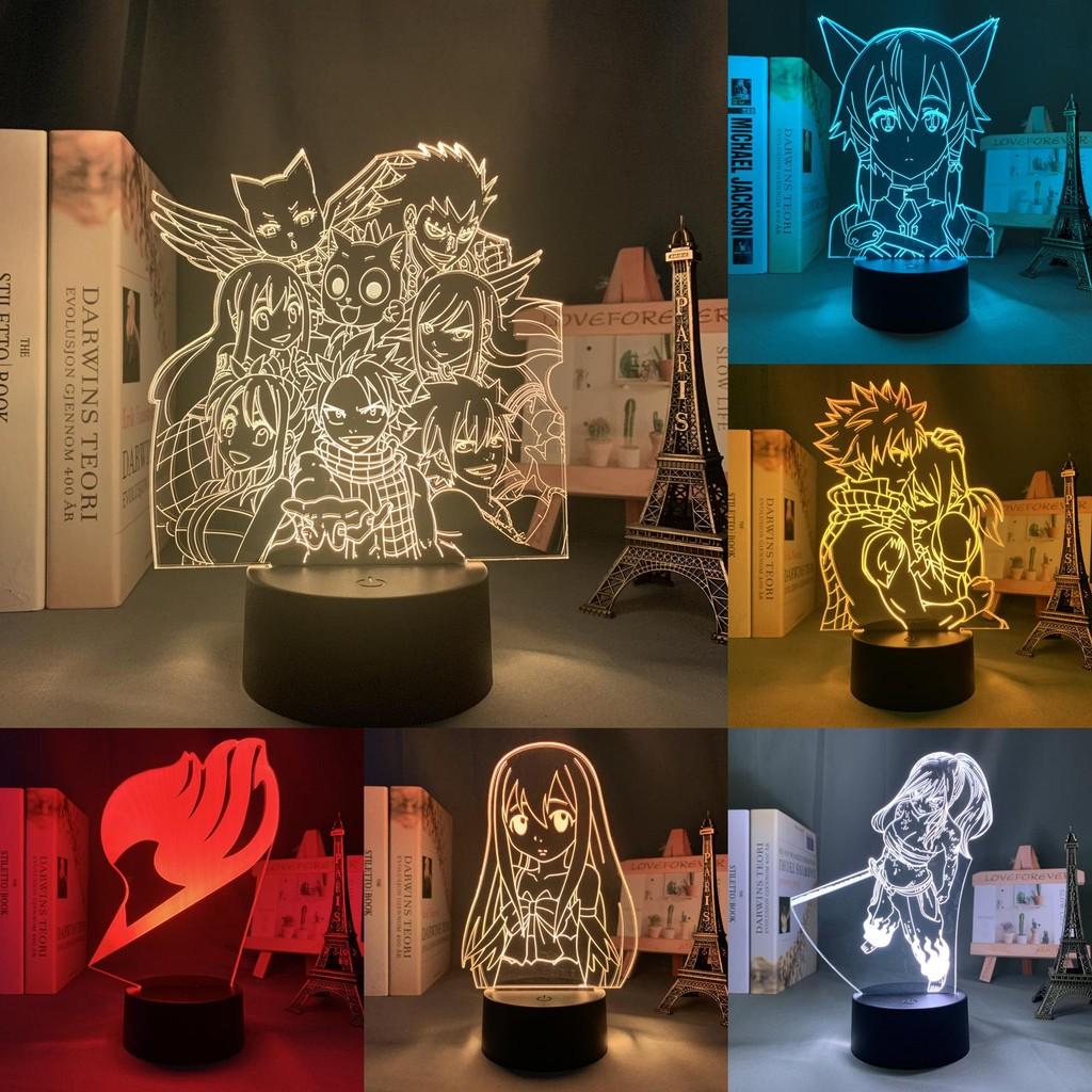 Fairy Tail Led Night Lamp With Color Changing Features And Usb Power For Kid Room