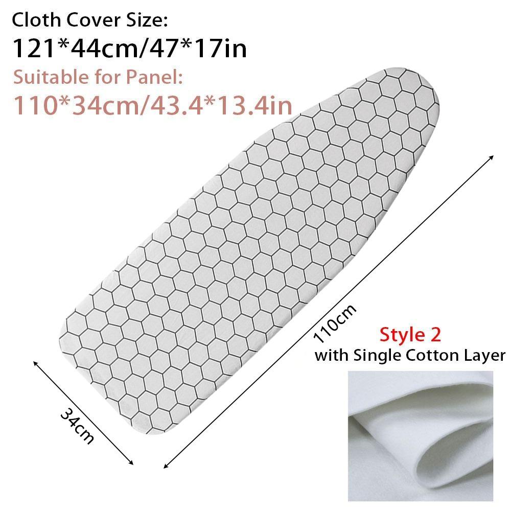 1Pcs With Elastic Edge Ironing Board Cover Stain Resistant Ironing Cover For Ironing Table