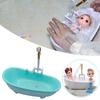 Spraying Water Kids Bathing Toys Pretend Toy Mini Bathroom Tub Creative Electric Bathtub DIY Toy