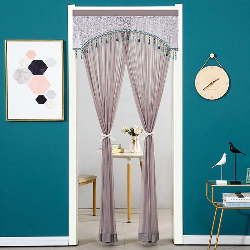 All-Season No-Drilling Velcro Lace Room Divider, Mosquito-Proof, Insect-Proof Bedroom Curtain, Summer Mosquito-Proof Sheer Curtain