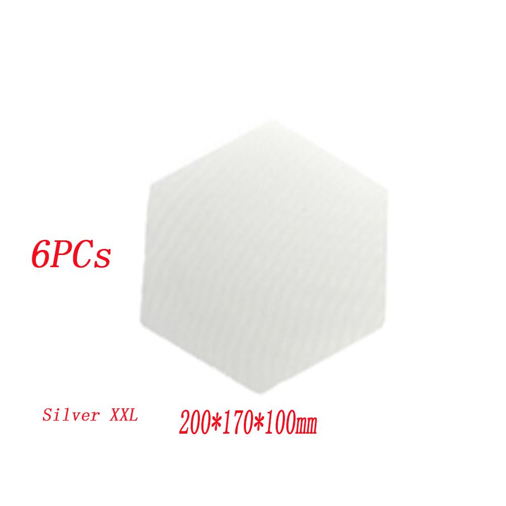 6/12Pcs Hot Art Safety Mirror Wall Sticker Mural Decals Home Decor Geometric Hexagon