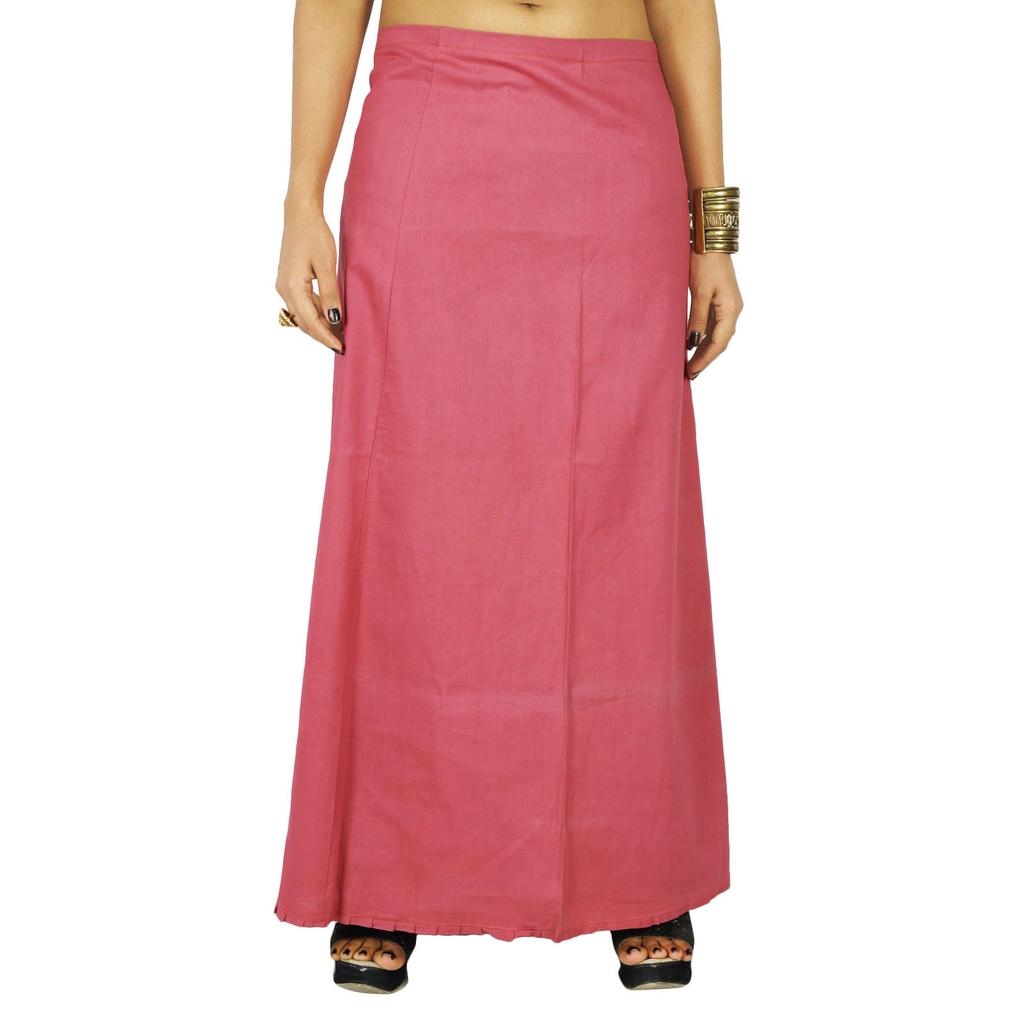 Подкладка нижней юбки из индийского хлопка Болливуда для сари