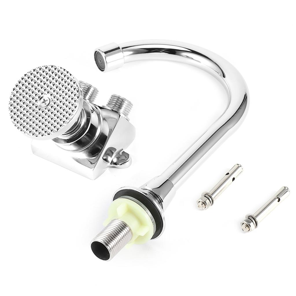 G1/2in резьба медный напольный кран для раковины с педалью набор кранов для больничной лаборатории