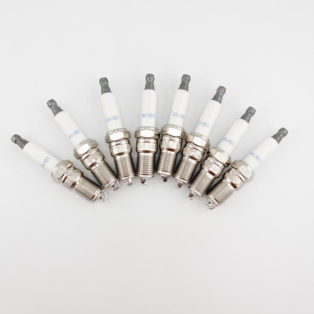 8Pcs 41-101 12568387 Iridium spark plug For Chevrolet Buick Regal Century GL8 41101 Oil engine ignition spark plug