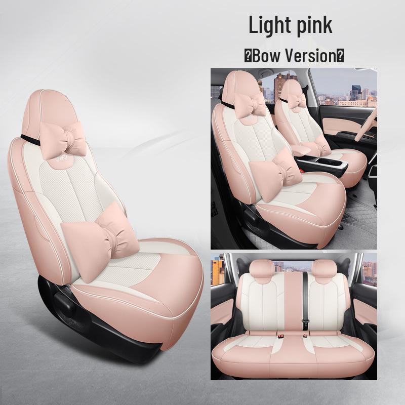 Nezha V Full Leather Car Seat Cushion Set - Universal, Four-Season, Five-Seat Model