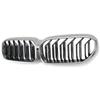 fit for 2021-2023 BMW 5 Series G30 G38 Cerium Grey ABS Front bumper Grille Racing Grills Air Intake Radiator ventilation grid