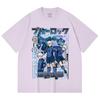 230 Gsm 100% Cotton Blue Lock V3 Print Unisex Heavy Cotton T Shirt