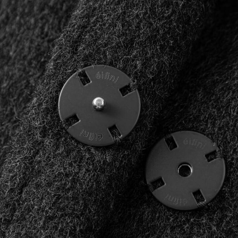 Eifini Women's Mid-Length Tencel Wool Coat