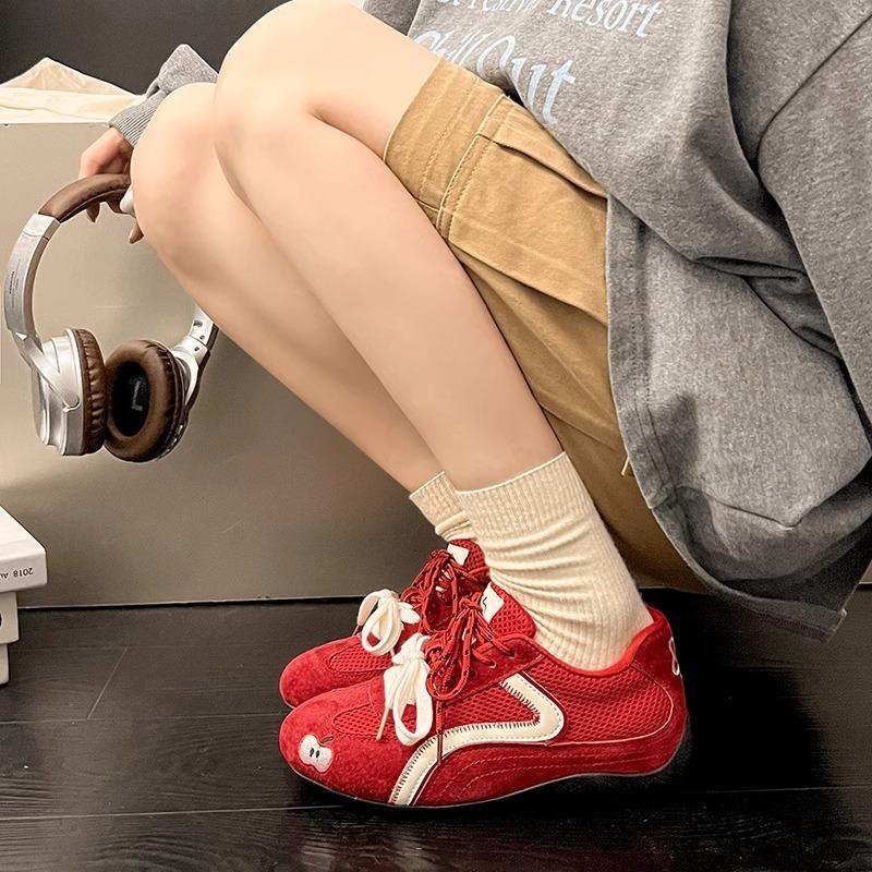 Xiaoxiang Pink German Training Single Shoes Women's 2025 New Color Matching Leisure Sports Inner Height-increasing Thick-soled Birken Forrest Gump Bo