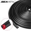 Car Rubber Seal Strip Slanted T Type Seal Edge Gap Trim Sticker Insulation Waterproof Soundproof Protector Sealant