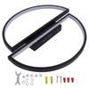 Semicircle Ceiling Light Semicircle Design Simple Style Warm Light Durable Metal LED Ceiling Light