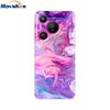 Для чехла Huawei Pura 70 Pro Pura 70 Прозрачная задняя крышка Бампер с красивой девушкой Мягкий ТПУ Funda Для Huawei Pura 70 Pro+ Pura70 Ultra Capa