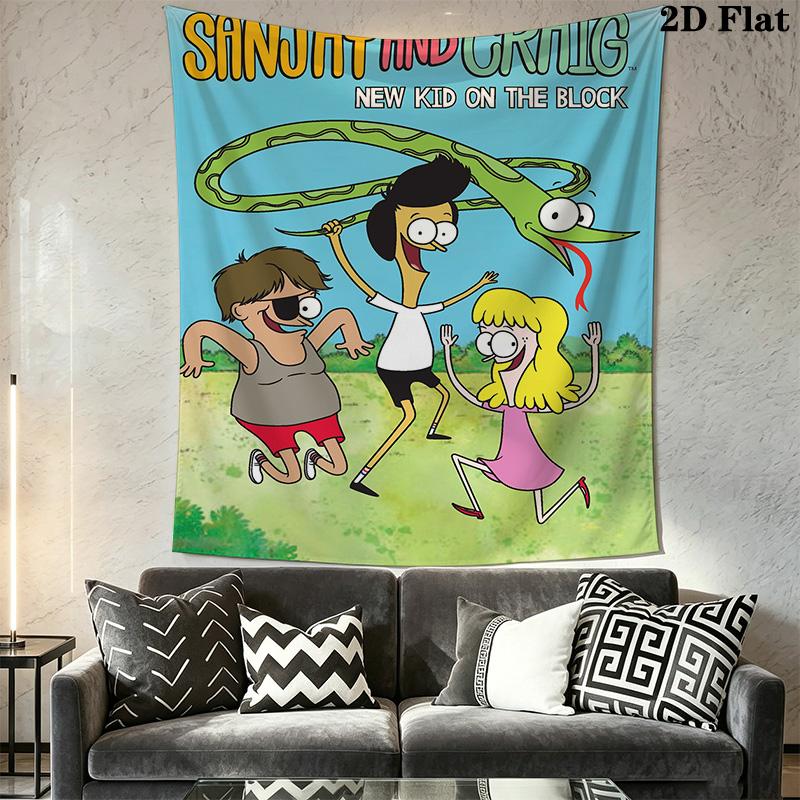 Sanjay and Craig Pattern Home Decor Tapestry, Wall Hanging, Decorative RV Wall Cloth.SGT0917129