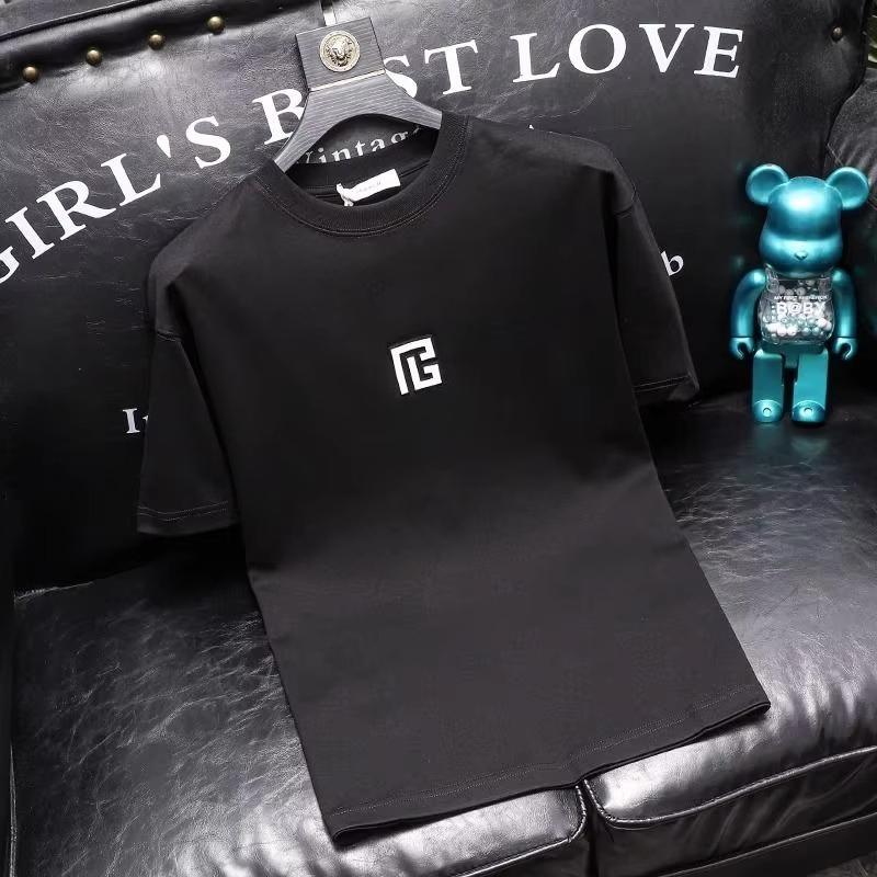 2025 Лето Новинка высокое качество Футболка с круглым вырезом Модный трендовый бренд Ins Мужская футболка с полурукавом Женская одежда Топ Футболка