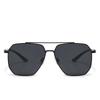 Polarized Sunglasses Men's High-end UV Protection Driving Yellow Lenses Sunglasses Anti-glare Square Fishing Glasses
