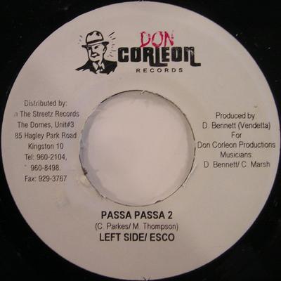 7-дюймовая пластинка FRISCO KID / LEFTSIDE & ESCO - Get Fit / Passa Passa 2 NONE Don Corleon Rec 2004 Ямайка Регги, Ска и Даб Б/у