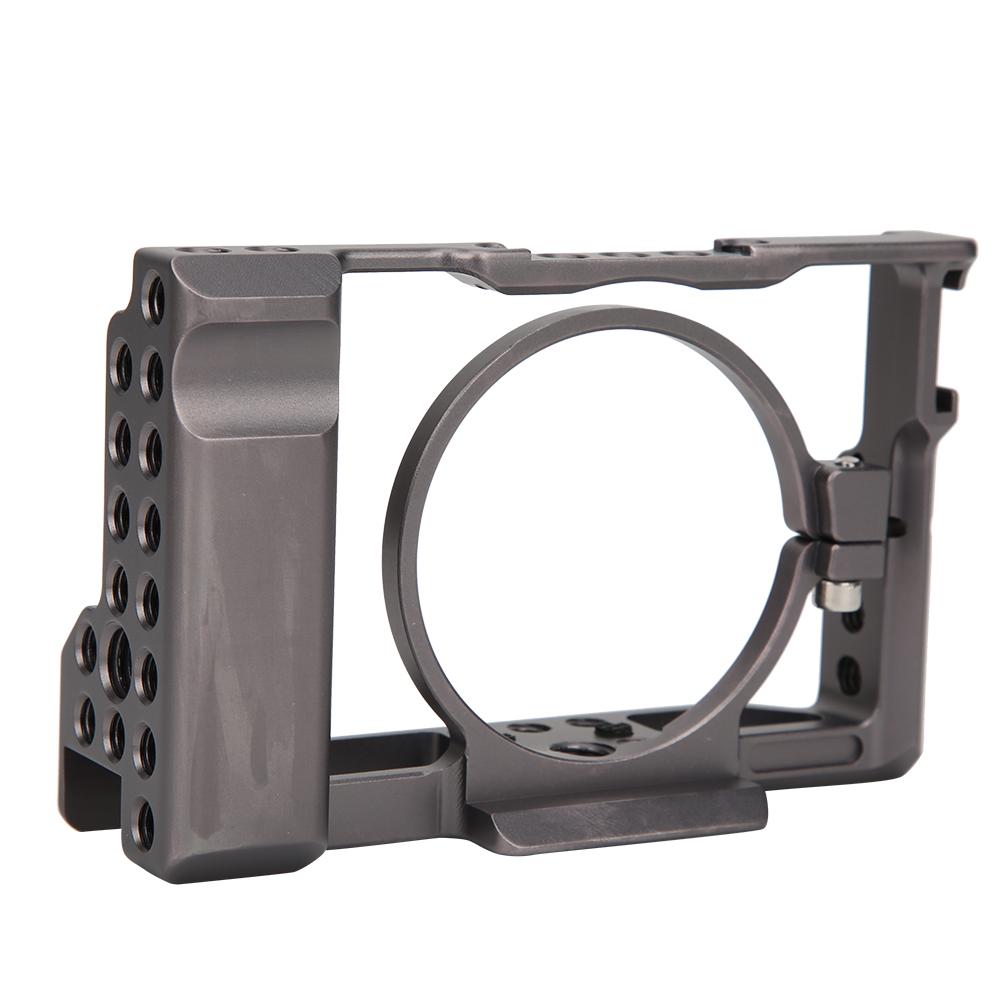 Клетка для фотокамеры из алюминиевого сплава, прецизионная обработка на станке с ЧПУ, богатые возможности расширения, защитный чехол для камер Sony RX100 M7