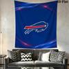 Buffalo Bills Wall Tapestry Aesthetic Wall Hanging Printed Fabric Blanket Decorative Tapestries for Bedroom Living Room Home Decor