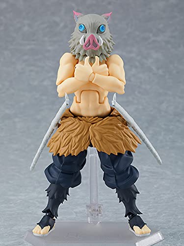 Max Factory Figma Demon Kimetsu no Yaiba Inosuke Tsukihira Раскрашенная подвижная фигурка Slayer Regular Edition Немасштабируемая АБС и ПВХ