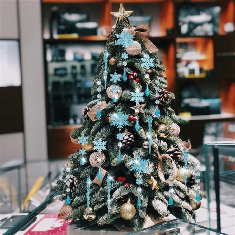 Shatterproof Acrylic Holiday Decorations Snowflake Clear Hanging Ornament For Christmas Tree And Doorway Accent