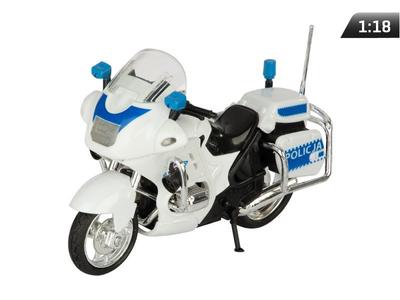 Модель 1:18, Полицейский мотоцикл, белый