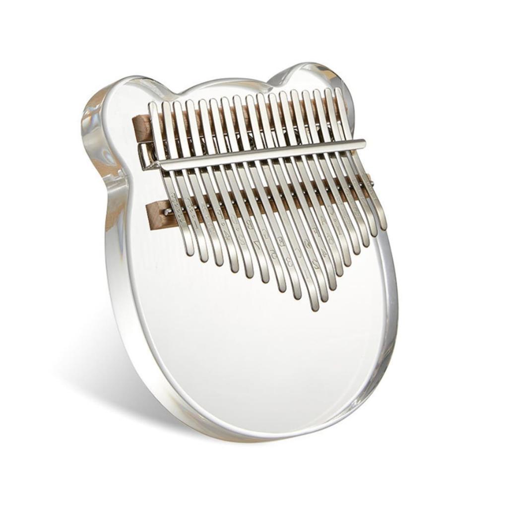 COZENTA Калимба пианино молоточек для настройки с футляром для хранения нот акрил (17 Медведь)