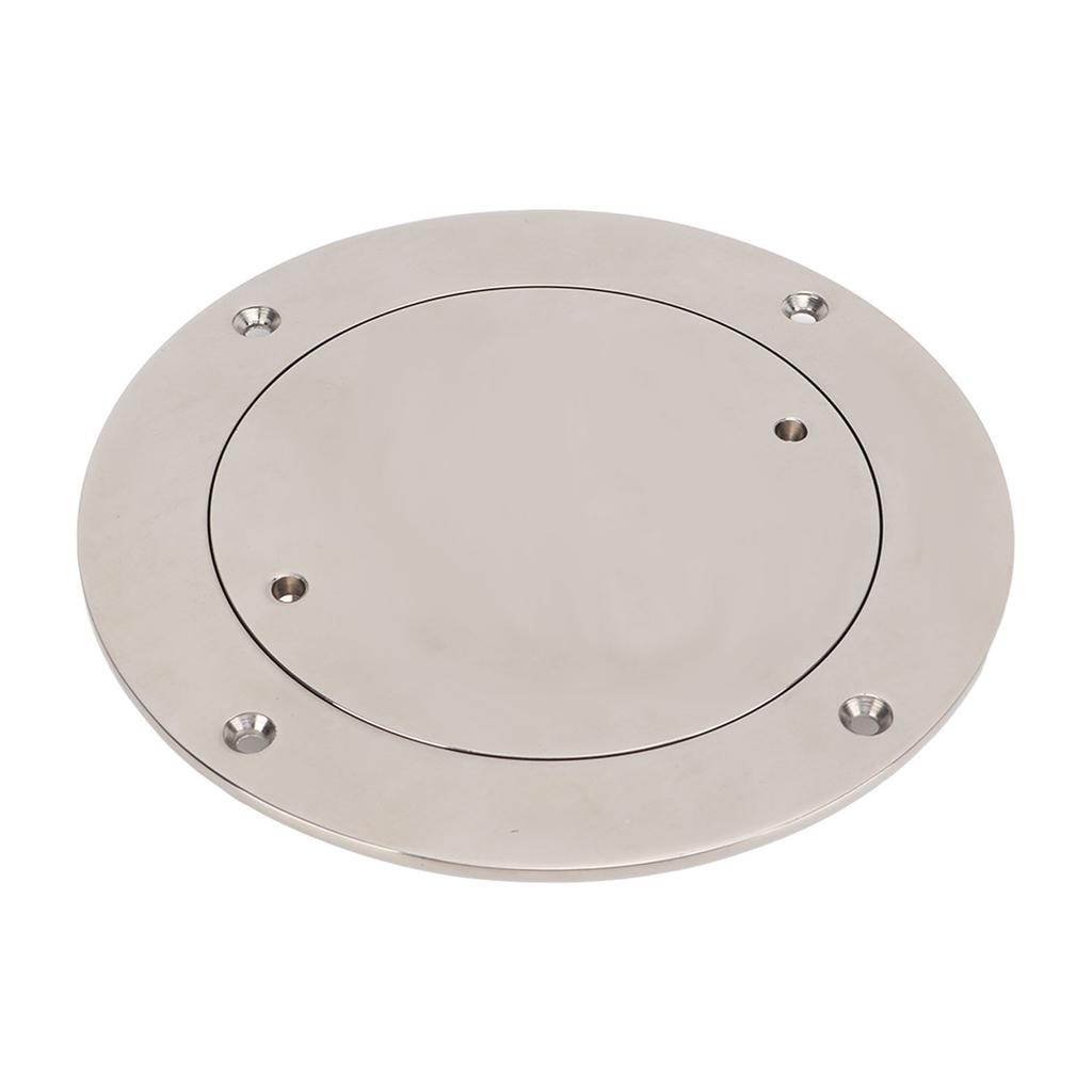Deck Plate 5in 316 Stainless Steel Waterproof Inspection Hole Cover Round for Ship