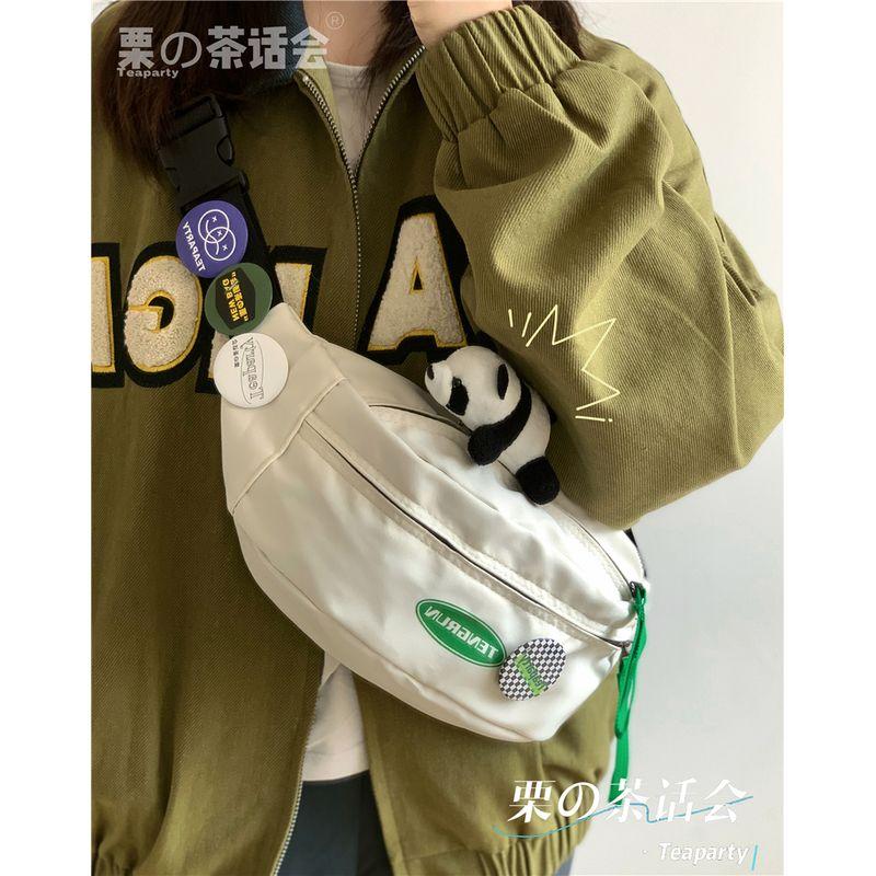 Сумка на пояс для мобильного телефона в японском стиле, в стиле инс, модная мужская нагрудная сумка, минималистичная универсальная сумка, женская повседневная спортивная сумка-мессенджер, мужская