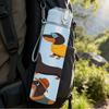 1PC Repeating Dachshund Dog Grid 750ml Color Plastic Sports Water Bottle Leakproof Flip Straw Lid For Sports Office Home Use