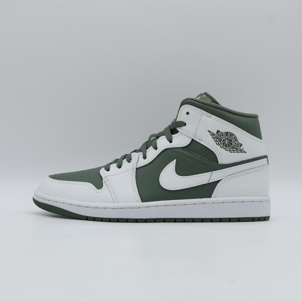 DQ8426-107 Air Jordan 1 Mid Summit White Vintage Lichen (Men's)