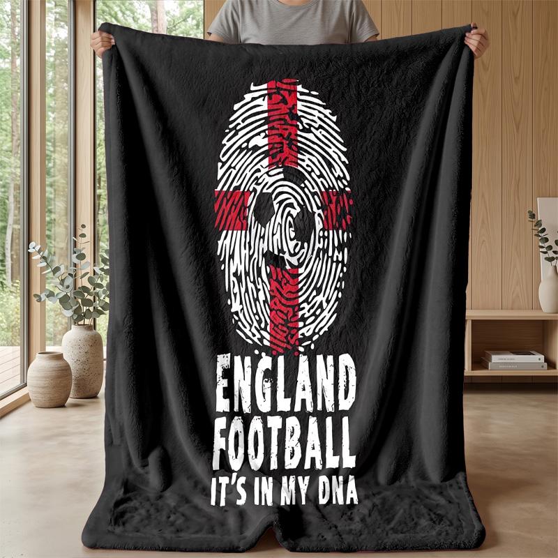 England national football team Theme blanket Soft Flannel Blanket Plush Throw Blanket Cozy Sofa Bed Blanket for Home Decor