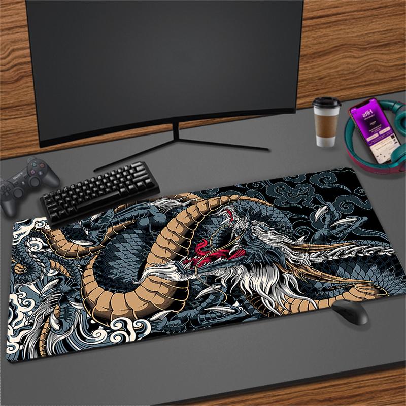 Gaming Mouse Pad Dragon Large Gamer Mousepad Computer Gaming Table Carpet Desk Mat XXL 900x400mm Mouse Mats Rubber Keyboard Pads